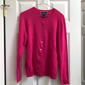 Woman’s Hot Pink Karen Scott Sweater NWT